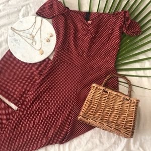 Eastnwest Red polka dot jumper